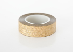 Gold glitter tape